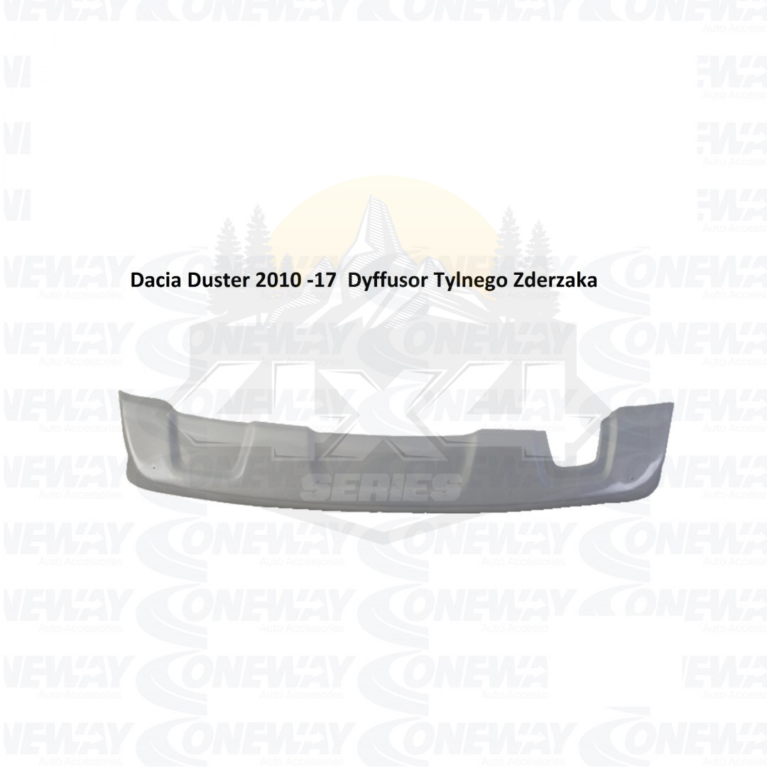 4X4 SERIES > Dacia Duster 201017 Dyffusor Tylnego Zderzaka